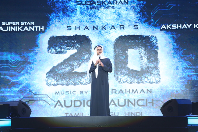 2.0 Movie Audio Launch at Dubai Stills